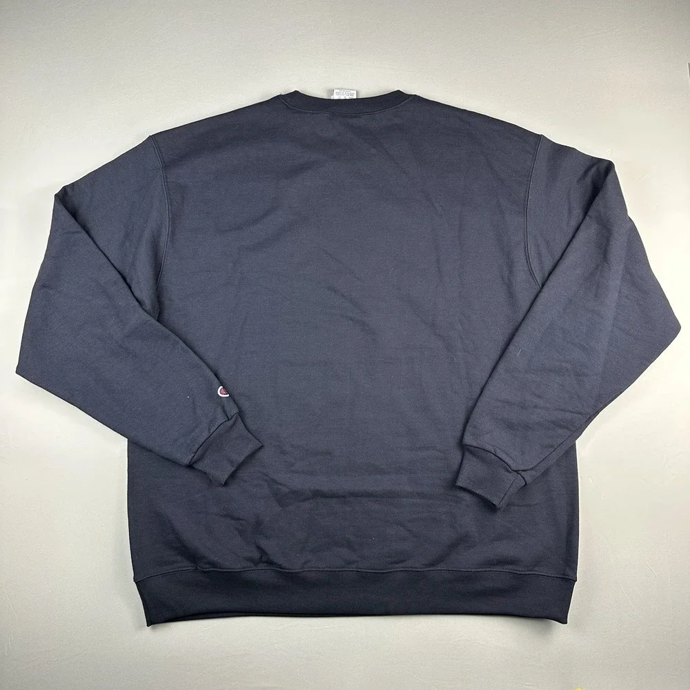 UNC North Carolina Tarheels Sweatshirt Mens XL Blue Champion Logo Sellout Weave - Picture 3 of 5